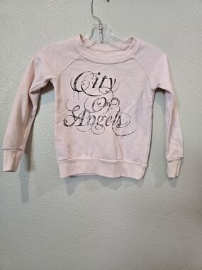 Chaser Girls Light Pink "City of Angels" Sweatshirt